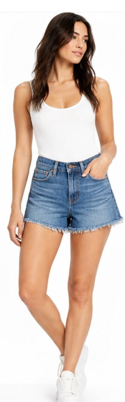 Madewell High Rise 4" Denim Shorts size 27